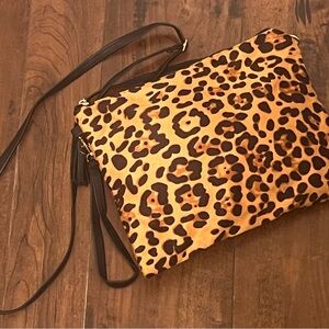 Leopard Print Crossbody Bag